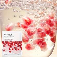 1/3/5/10片装红石榴寡肽面膜，美白、保湿、滋养、透气、清爽、补水、焕活肌肤，有助于改善干燥肌肤状况，令肌肤柔软、亮泽、年轻！ - 彩色 - 查看 6