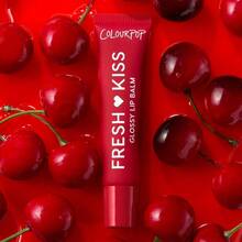 Bálsamo labial brillante Fresh Kiss de ColourPop - Cuidado labial hidratante enriquecido con péptidos, ácido hialurónico, manteca de karité y vitamina E para una fórmula ultra acolchada - Watermelon Sugar (14 g)