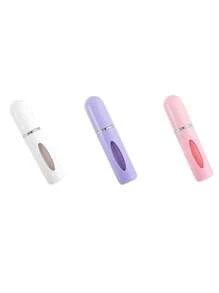 1/3 pièces Bouteille de parfum réutilisable en plastique de 5 ml avec vaporisateur, bouteille de parfum rechargeables, vaporisateur à fine brume portable, atomiseur de parfum rechargeables, flacon de voyage pour parfum, accessoires pour le fitness, le camping, les voyages, les croisières, les fournitures scolaires, parfums pour femmes et hommes