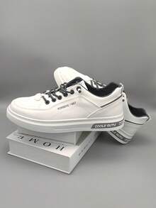 男士夏季2025新款百搭白色平底鞋一脚蹬休闲增高鞋健身鞋