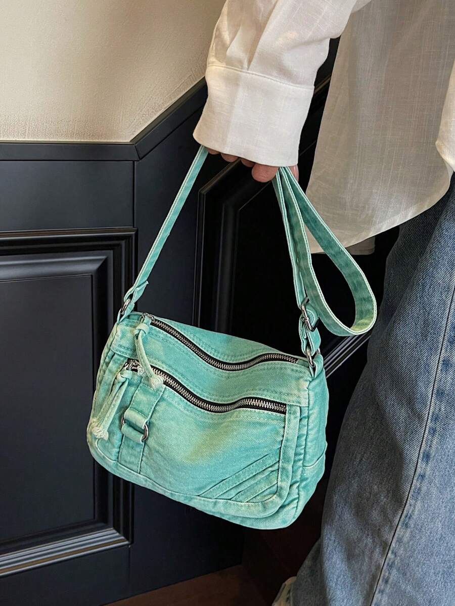 Bolsa de ombro transversal feminina, popular, moderna, de alta qualidade, grande capacidade, novo design, moderna, elegante, simples, personalizada, versátil, clássica, casual para atividades ao ar livre, pequena bolsa quadrada, adequada para deslocamento, escritório, encontros, uso diário, compras, chá da tarde