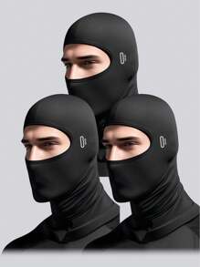 3 pièces/2 pièces/1 pièce Cagoule, Tour de cou rafraîchissant pour l'été, foulard de moto/ski de protection UV pour homme/femme, protection UV et protection contre le vent Tour de cou rafraîchissant pour l'été, foulard de moto/ski de protection UV pour homme/femme