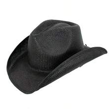Cory Straw Western Drifter Cowboy Hat - Default - View 1