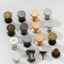 2/4/5/10个装免缝裤边夹，适用于裤子和帽子 - 隐形可调节腰带收紧器，金色/银色/黑色 - 彩色 - 查看 7