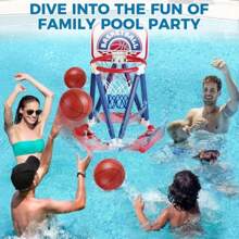 New Floating Pool Basketball Hoop Pool Basketball Hoop With 3 Balls And Pump Swimming Pool Toys Water Game For Ages 48 812 And Adults Indoor Outdoor Play