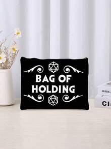 Dice Bag - Bag Of Holding Gifts - D And D Dice Pouch,Back To School,Goth Makeup Bag - Thick Thighs Spooky Vibes Makeup Bag - Gothic Clutch Bag - Grab Bag - Black Goth Makeup Brush Bag - Goth Zip Up Makeup Bag,Satan Is My Sugar Daddy - Goth Makeup Cosmetic Accessory Pouch - Black Gothic Makeup Bag,Everything Is Just Dandy - Keep Calm Makeup Cosmetic Accessory Pouch,Travel Essentials For Vacation Summer Holiday Back To School School Stuff Bag For School Wash Bag Travel - Multicolor - View 3