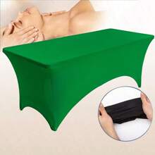 1 pièce Drap-housse de table de massage de salon de 6 pieds, extensible, pour extension de cils, pour table de massage de lit de beauté de salon