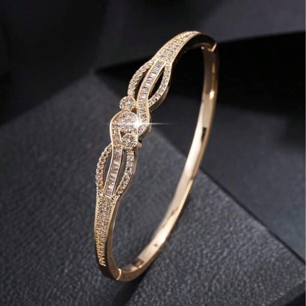 1pc Fashionable Women Bridal Jewelry Wedding Bracelet