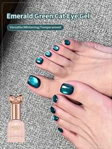 annies 10毫升夏季网红磁性猫眼脚趾甲油胶 2025 新款多功能墨尔本绿猫眼凝胶美甲增强特效美甲 - 彩色 - 查看 2
