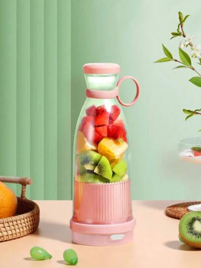 New Juicer Portable Juice Cup Home Student Dormitory 380ml Blender Electric Milkshake It Can Also Be Used As A Blender For Making Smoothies And Can Be Used 8-15 Times On A Single Charge