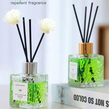 1 pieza Nuevo difusor de fragancia repelente de mosquitos, con aroma a hierba de limón, fragancia de larga duración para el hogar, dormitorio, baño, desodorante, ambientador, estilo y color aleatorios, varilla difusora de fragancia