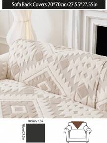 1pc All Season Sofa Cushion Cover, Warm Thickened Sofa Seat Protector, Modern Minimalist Anti-Slip Sofa Slipcover, Dust-Proof And Washable, Soft And Fade-Resistant, Pet-Friendly, Fits L-Shaped Sofa And 1/2/3/4 Seater Sofa