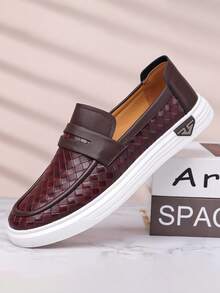 Men's New Loafers, Slip-On Casual Leather Shoes For Daily Commute, Fashionable And Versatile - 727 - View 45
