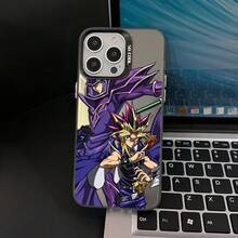 Fundas para Teléfono de Juego de Cartas de Anime Japonés para iPhone 16 15 14 13 12 11 Pro Max X XR XS MAX 8 27 Plus con Cubierta Trasera Mate Anticaída - Color mezclado 1 - Ver 2