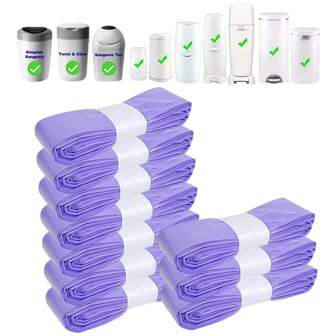 5/10Pcs Diaper Refill Bags For Twist & Click For Tommee Tippee Sangenic SimpIee For Angelcare For Genie For Munchkin