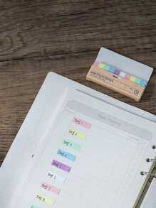 800pcs/Box Note Pads, Index Tabs, Reading Markers, Highlighters, Self-Adhesive Page Flags, Index Stickers, Waterproof Sticky Notes,School Supplies,Back To School