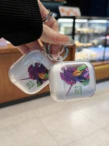 动漫卡通蓝牙耳机盒 1 件套 卡通设计 兼容 Pro/Pro2/1/2/3/4 - 彩色 - 查看 5