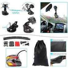 50 Pcs For Gopro Hero 13 12 10 11 12 9 Accessory Kit Bundle Chest Head Mount - màu đen - Xem 3