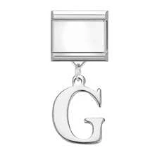 1 Stück Buchstaben Elemente DIY kreatives Accessoire Schmuck, modisches Anhänger Design personalisierbar DIY Armband Halskette Ring Fußkettchen, vielseitig, filigran, süß, modulares Armband