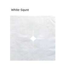 100pcs Disposable Non-Woven Fabric Stain Proof Spa Towel With Face Hole Massage Table Bed Cover Towel For Salon Soft Anti Fouling Care Pad Beauty Salon Spa Cross Hole Pillow Towel Supplies - Multicolor - View 10