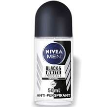 NIVEA 男士黑白隱形走珠止汗體香劑 1.7 盎司/50 毫升 - 多樣化香型 - 查看 1