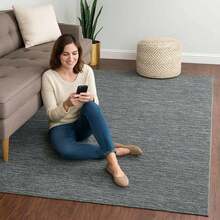 Jacquard Rug 2.00 M X 1.40 M Non-Slip Geometric Living Room Office Bedroom - Harbor - View 4