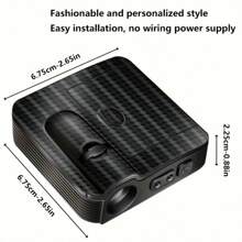 4-Piece Car Door Lights - Flame Heart/Heart-Shaped Projector - Universal Wireless Door LED Projection Lights, Door Pedal LED Welcome Sign Projection Lights, Suitable For All Brands Of Car LED 3D Flame Heart-Shaped Welcome Lights, Battery Free