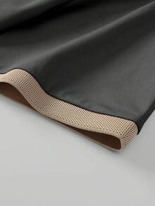 Men's Printed Polo Shirt, Men's Top, 230g Polyester Comfortable Breathable Summer Casual Printed Golf Polo Shirt 1. - 黑色 - 查看 4