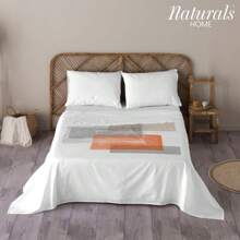 Naturals مجموعة مفارش سرير مطبوعة 3/4 قطعة - ✅ التسليم 2-5 أيام - تشمل ملاءة مطاطية + 1/2 كيس مخدة - 100% قطن - ناعمة للغاية - سرير 90/135/150/180 - مصنوعة في إسبانيا