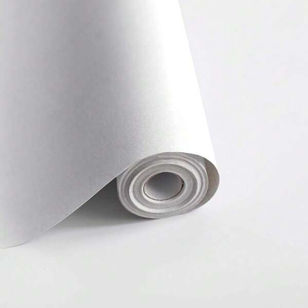 1roll Matte Black Contact Paper Black Peel And Stick Wallpaper Thick Black Wallpaper Waterproof Decorative Self Adhesive Vinyl Film Wrap Contact Paper For Cabinets Countertops Walls Table Wall Paper Wall Stickers Room Decor Wall Decor Wall Sticker