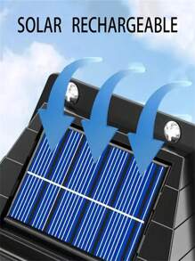 1 Peça Luz de Parede Externa Solar com Sensor de Movimento, 3 Modos, Luzes de Parede Decorativas Adequadas para Pátios