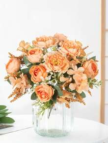 1/3PCS Artificial Peony Flowers Silk Hydrangea Bouquet, Wedding Decoration, Bride Holding Flower Material, Home, Dining Room, Bedroom, Balcony, Vase Decoration, Outdoor Garden, Mother's Day, New Year Decoration