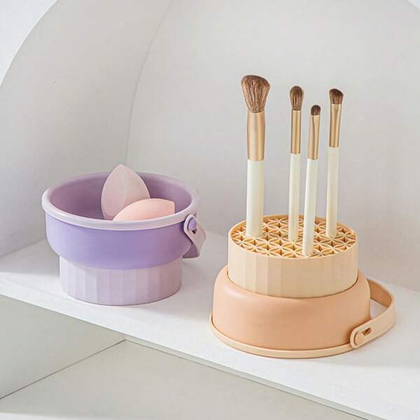 1 tigela para limpeza de pincéis de maquiagem, suporte para pó, conjunto de ferramentas para limpeza de esponjas de maquiagem. Tapete dobrável para limpeza de pincéis de maquiagem adequado para esponjas de beleza, esponjas de maquiagem e pincéis de maquiagem, tigela de limpeza de pincéis de maquiagem portátil multifuncional para viagem em silicone, limpeza eficiente, escolha ideal, bolsa, decoração de quarto, bolsas, bolsa de maquiagem, penteadeira, viagem, bolsa de maquiagem, itens essenciais de viagem, organizador, armazenamento, itens essenciais de viagem, organizador de maquiagem, bolsas de maquiagem, organizador de maquiagem, organizador, bolsa de higiene pessoal, organizador de mesa, bolsa de cosméticos, bolsa de maquiagem, organizador de maquiagem, acessórios de penteadeira, bolsa de maquiagem, bolsas de maquiagem, porta-joias, bolsa, porta-pincéis de maquiagem, porta-pincéis, organizador de perfumes, bolsa de bolsa
