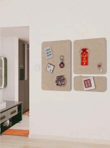 1pc Felt Decor Board Suitable For Holiday Themes & Party Decoration, No-Drill Wall Decor Bulletin Board, Can Hold Nails For Entryway Key Holder, Reusable Photo Wall Memo Board For Home/Office/Classroom, Suitable For Room Decor/Office Memo/Background Wall/Storage Organization, Applicable For Halloween/Spring Festival/Christmas Decoration Home Decor Back To School School Supplies