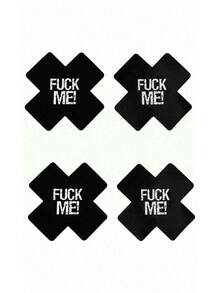 2 件一次性透气十字/FM 标志乳头贴，适用于 Rave - 彩色 - 查看 22