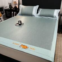 Cooling Mattress Pads - Lucky Dog - Lake Green [Fatted Sheet] With the Same Pillowcase - View 4