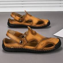 2-in-1 Herren Sommer Sandalen, Outdoor Lässig rutschfeste weiche Sohle Strandpantoffeln