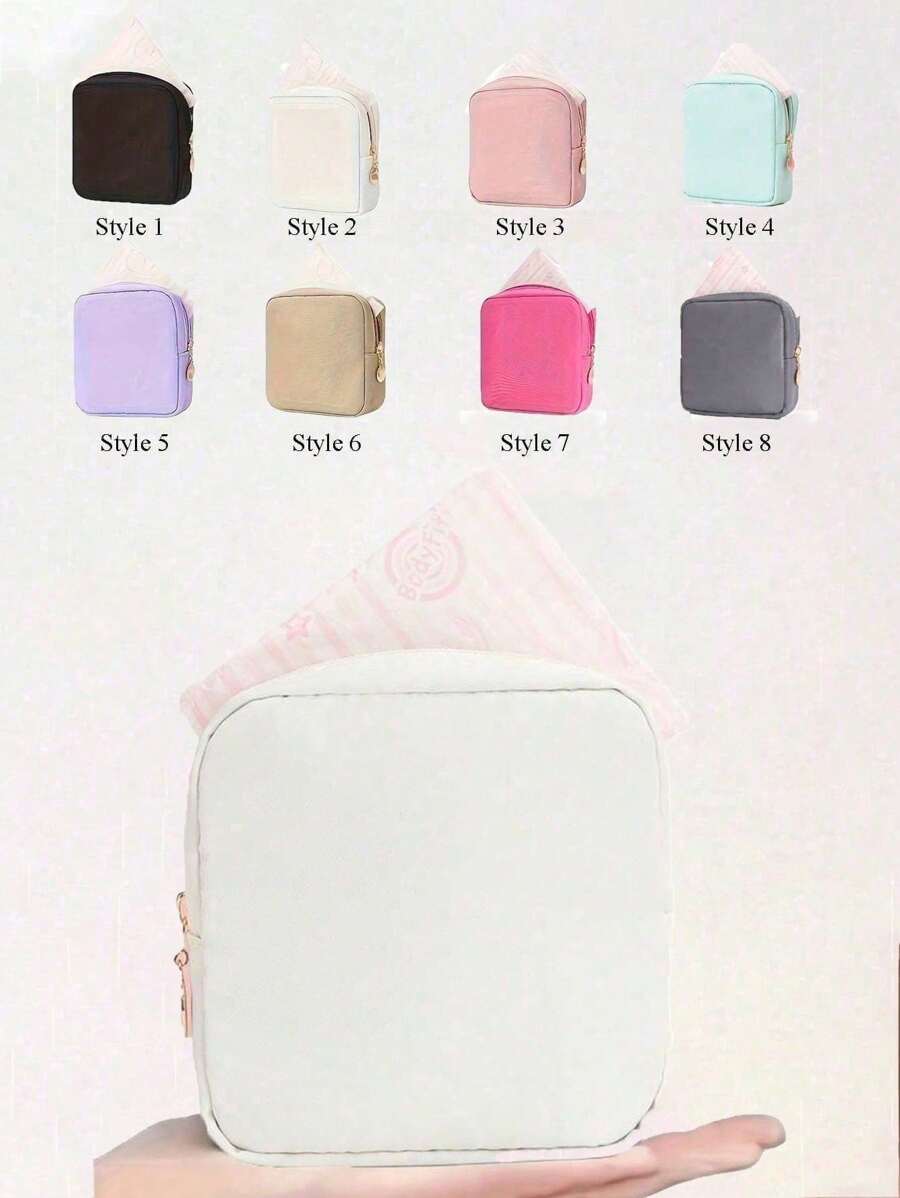 卫生巾收纳袋，便携式整理包，大容量，简约风格，可收纳卫生巾、护垫和卫生棉条，女性必备，外出携带非常方便