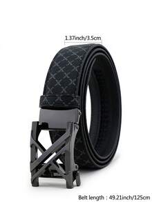 1 Stück Herren Business-Casual Gürtel, klassisches Modeaccessoire für Bürokleidung und täglichen Outfit, Sommer