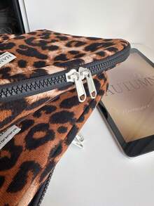 1PC Korean Fashion Leopard Print Laptop Bag, Office Bag, Notebook Inner Bag, 13 Inches, 14 Inches, 15 Inches, Cross-Border - Multicolor - View 9