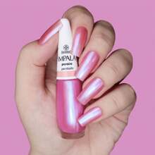 Kit 3 Esmaltes Tons Nude Lilas Rosa Hipoalergênico Perolado