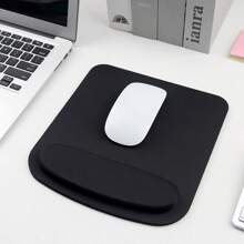 1pc/2pcs Grey/Black EVA Material Mouse Pad, Modern Minimalist Anti-Slip Wrist Support Mat For Home Office, Hotel, Restaurant, Internet Cafe School Supplies,Back To School