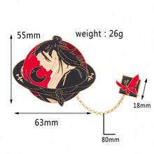 bandai Bandai 1 Stück kreative Anime Nanami Kento Kette Brosche schöner Emaille-Pin Metall-Abzeichen Schmuck Kleidung Rucksack Zubehör Festgeschenk Kleideraccessories Pin für Kleidung Taschenbanner