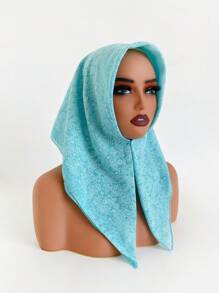 1 件女士花卉印花 70 厘米头巾，多功能头带、腰带、颈巾、时尚配饰、防晒