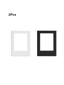 1pc/2pcs Magnetic Matte Photo Frame Suitable For Mini 3 Inch, Magnetic Pieces For Assembling Photo Frame, Desktop Display, Fridge Magnet - Multicolor - View 19
