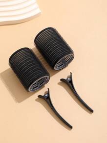 28 piezas/Set Rodillos de pelo de gran tamaño con pinzas, rizado autoadhesivo adecuado para cabello largo/medio/corto y flequillo, herramienta de rizado de cabello DIY (incluye 12 tubos de rodillo grandes + 16 pinzas), esenciales para volver a la escuela, viajes y vacaciones, rizadores de cabello, cepillo para cabello rizado, rodillos, productos para cabello rizado, rizador, rodillos para rizar el cabello, herramientas para cabello rizado, rizador de cabello