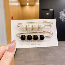 2/3/4/5/6入可拆卸腰部調節扣，耐用金屬防滑褲腰緊縮扣，女性多功能別針組，適用於長褲、圍巾與披肩，適合日常穿搭、派對及節日造型 - 彩色 - 查看 9
