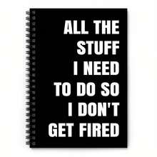 1 Pc Funny Work Notebook, Motivational Quote Journal, Funny Notebook For Coworker Employee Office, Boss Gift Present Idea, To-Do List Notebook, 5.5" X 8.3",For School Supplies,Back To School - Style B - View 2