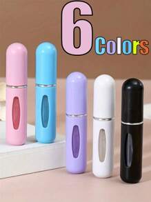 1/3 pièces Bouteille de parfum réutilisable en plastique de 5 ml avec vaporisateur, bouteille de parfum rechargeables, vaporisateur à fine brume portable, atomiseur de parfum rechargeables, flacon de voyage pour parfum, accessoires pour le fitness, le camping, les voyages, les croisières, les fournitures scolaires, parfums pour femmes et hommes