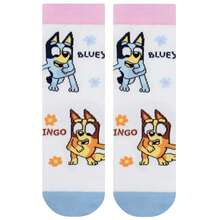 Bluey Girls Socks,  3 Pack Multipack Kids Socks, Bingo Pack Of 3 Sock Set - Multicolor - View 6